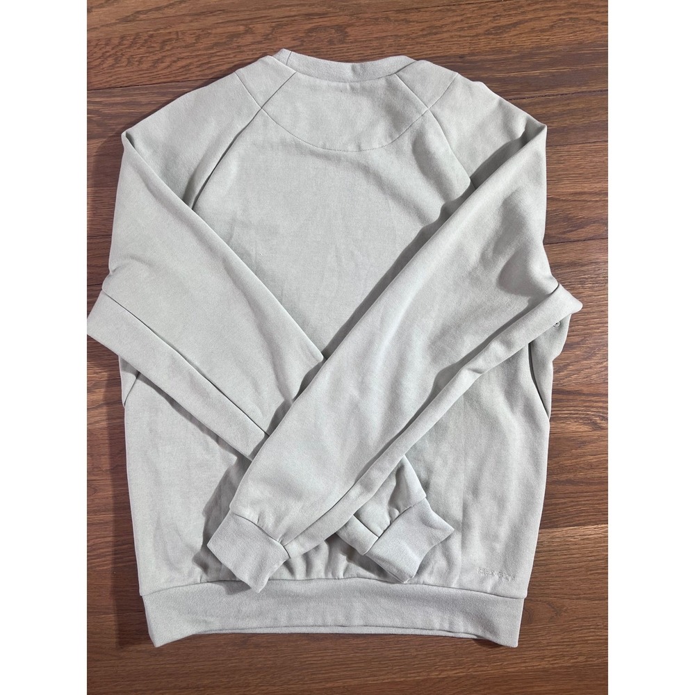 Nike Dri-FIT Mens Small Crewneck Sweatshirt Light Green Raglan Athletic Pullover - Picture 4 of 4